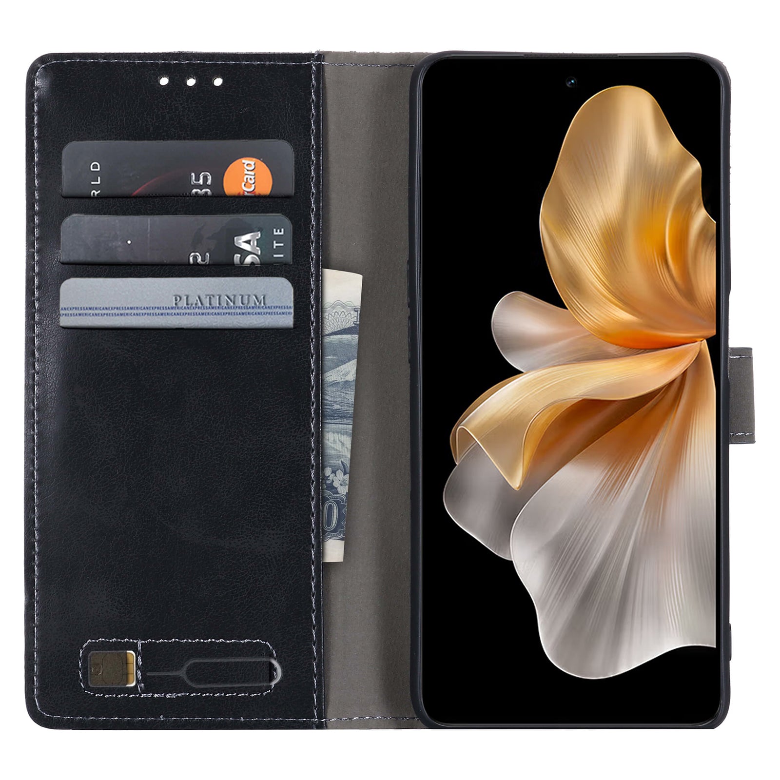 MUXMA MX102 For vivo S18 5G / S18 Pro 5G / V30 5G / V30 Pro 5G Case Leather Wallet Stand Phone Cover MUXMA MX102 For vivo S18 5G / S18 Pro 5G / V30 5G / V30 Pro 5G Case Leather Wallet Stand Phone Cover